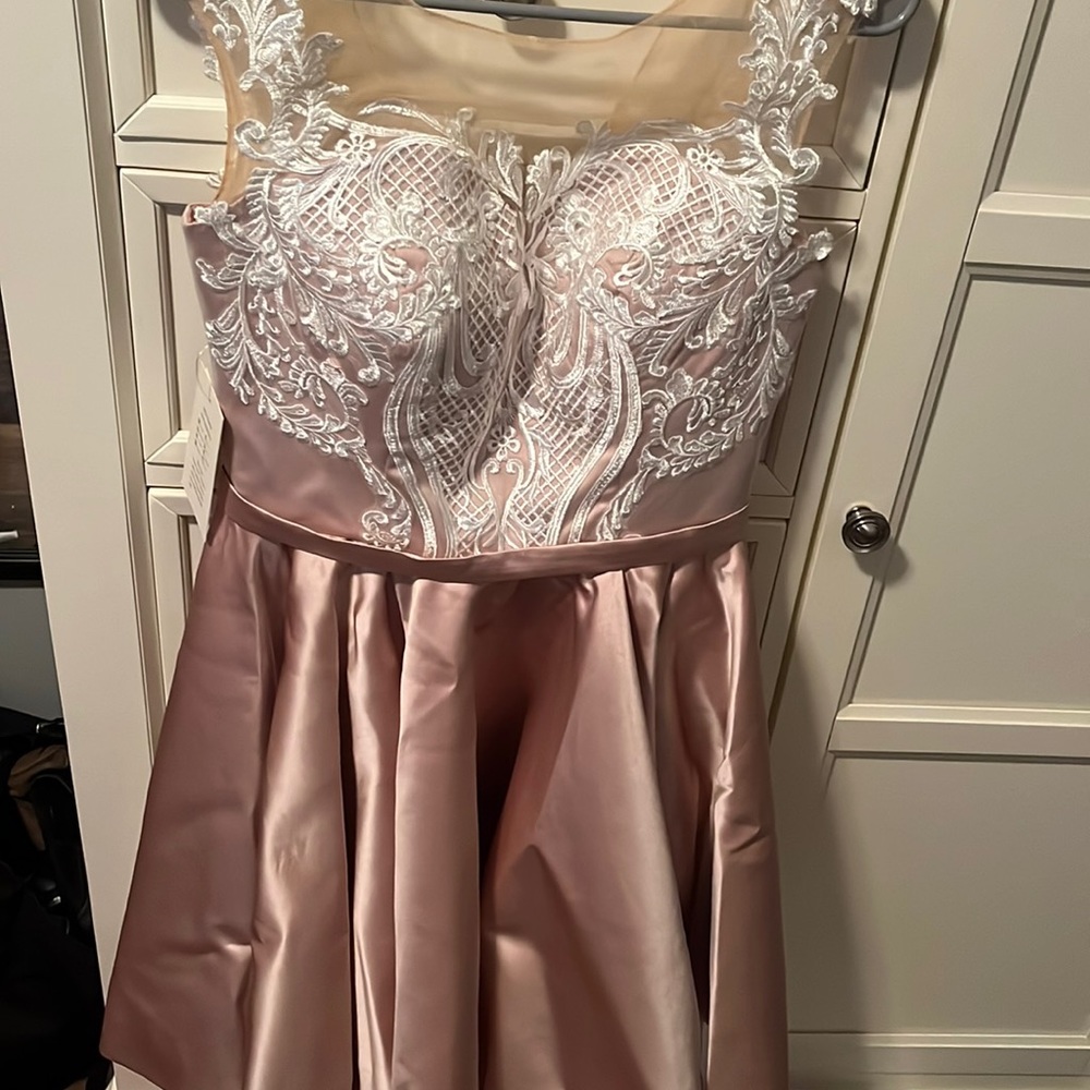 light pink homecoming dress
